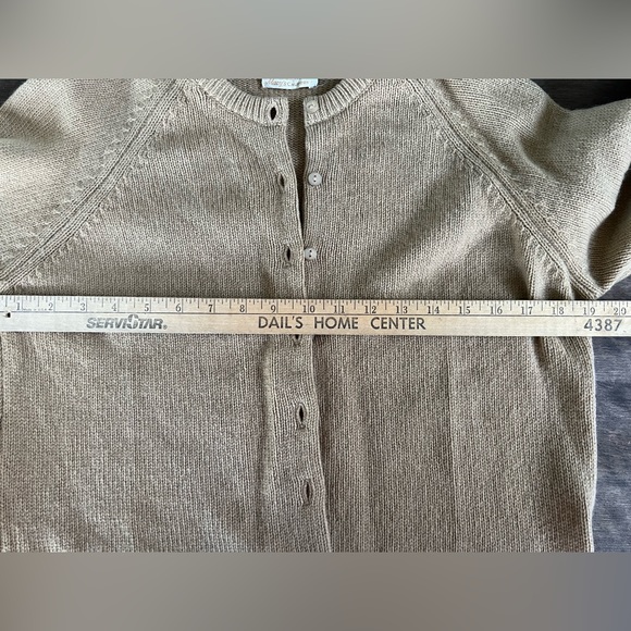 Vintage TAILTEANN Cardigan Sweater 100% Lambs Wool Made in Ireland Sz M? - Picture 6 of 10